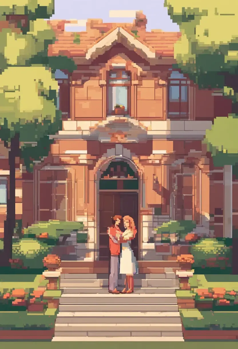 Поділ будинку при розлученні - фото ШІ Поділ будинку при розлученні