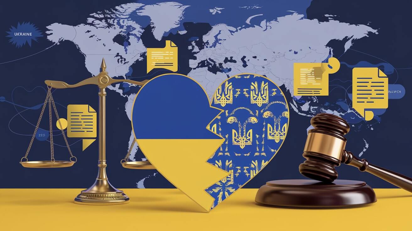 Розлучення з іноземцем під час війни - фото ШІ