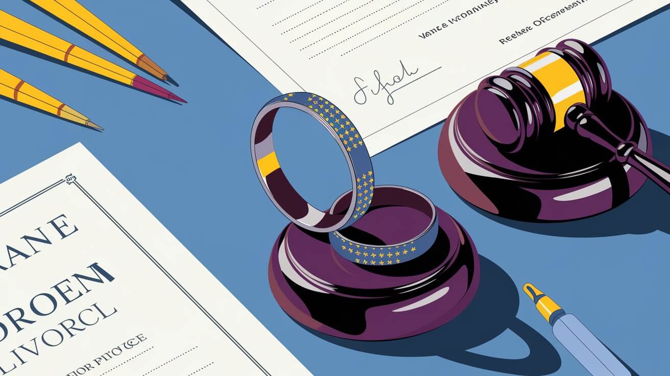 Розірвання шлюбу з іноземцем - фото ШІ