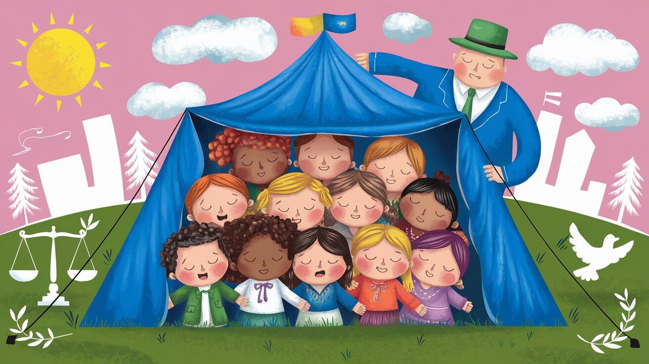 Захист прав дітей в умовах воєнного стану - фото ШІ